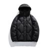 Men's Solid Color Trendy Couple Down Jacket Men's Versatile Casual Autumn and Winter New Thick Warm Hooded Down