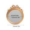 1PC Elegant Convenient Durable Gift Round Mirror Lightweight Sturdy Dressing Table Retro Decorative Mirror