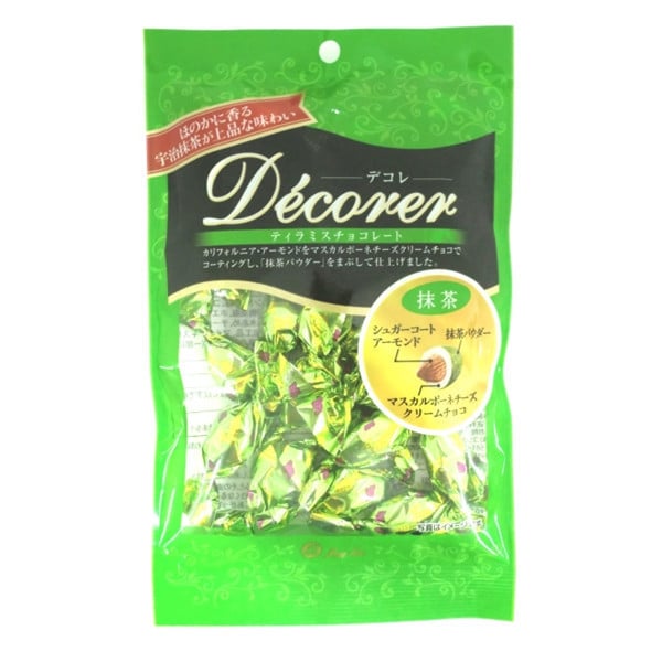 yuka Decore Tiramisu Chocolate Green Tea 76g Chocolate