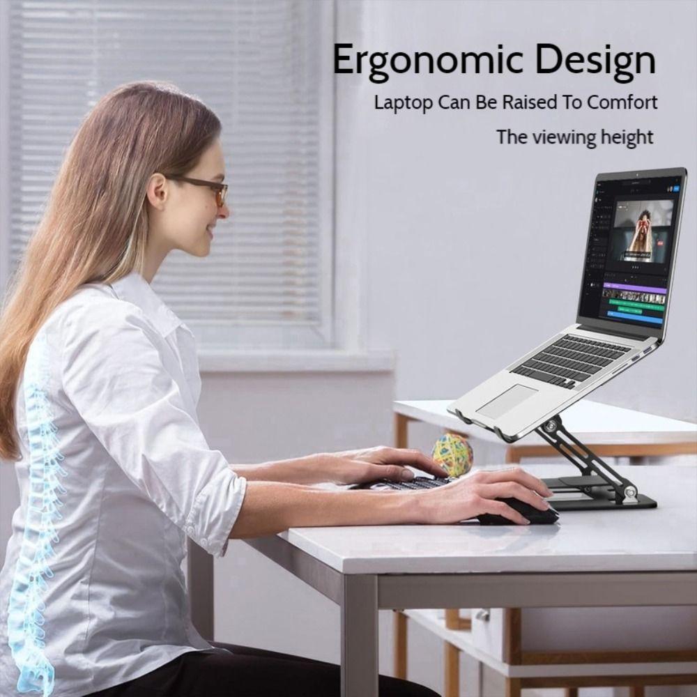 Foldable 2-in-1 Laptop Stand Vertical Cooling  Bracket High Quality Tablet Stand  Office