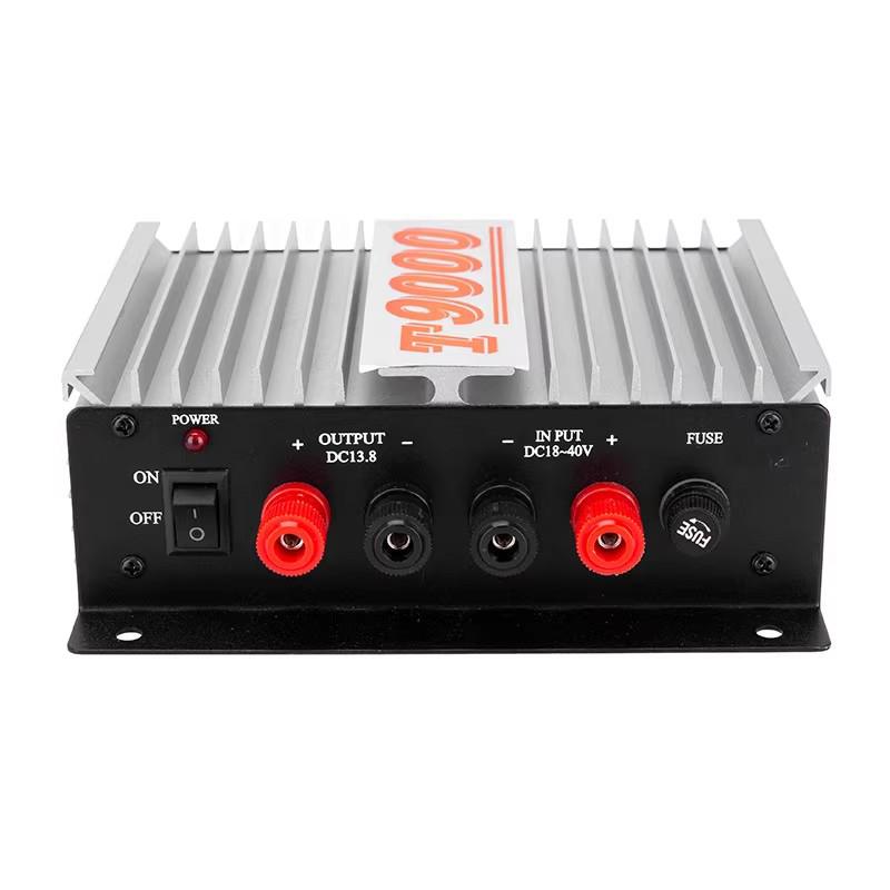 T9000 Vehicle Base Stabilizer: 24V to 13.8V, 80A Power Supply for Marine, Ship, Large Truck Voltage Reduction.