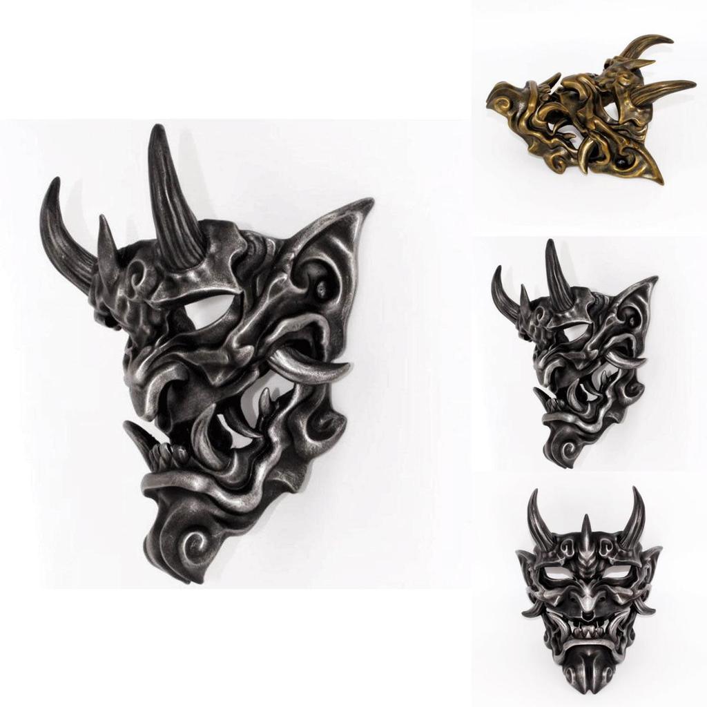 Маска ужаса на Хэллоуин с клыками для костюмированной ролевой игры