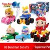 GG Bond Маленький Герой Трансформирующийся Картинг Гоночный Автомобиль - Фэй Фэй и Супермен Цян Питомец Игрушка