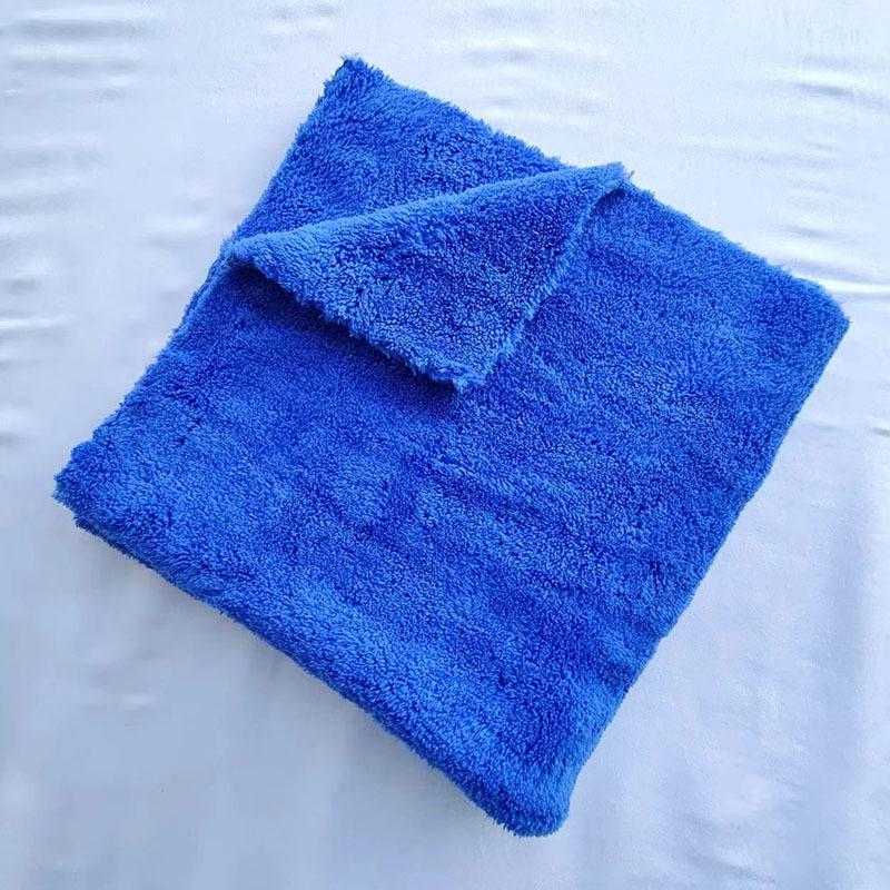 Larger, Thicker Coral Fleece Car Cleaning Towel - Soft, Absorbent, Durable, and Lint-Free