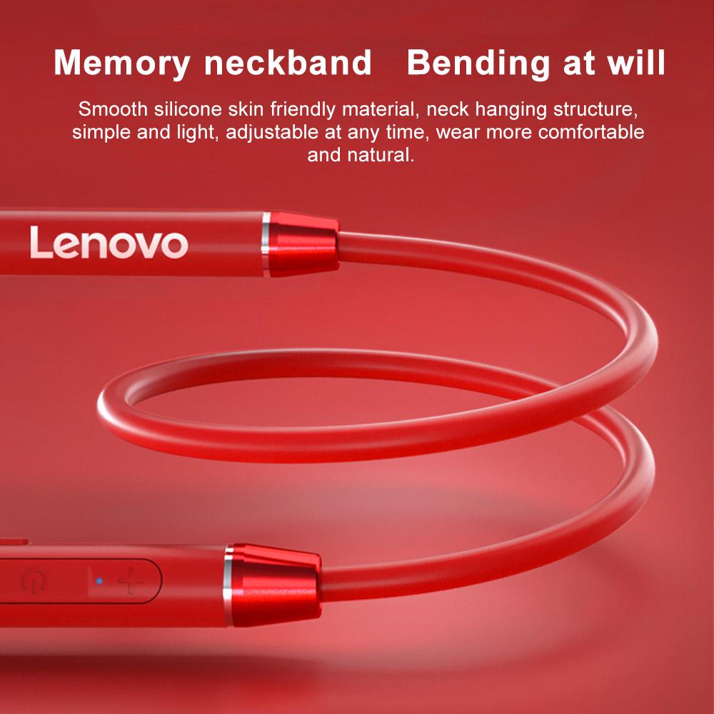 Lenovo HE05 Earphone Bluetooth5.0 Wireless Headset Magnetic Neckband Earphones IPX5 Waterproof