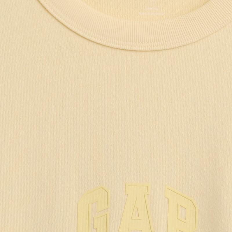 Gap Унисекс ретро-футболка с коротким рукавом, стираная, с маленьким логотипом