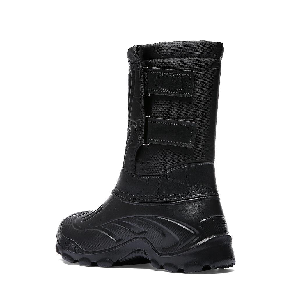Мужские зимние ботинки, теплые нескользящие рабочие ботинки для холодного хранения, леггинсы на вынос, защитные высокие ботинки, зимние ботинки для рыбалки
