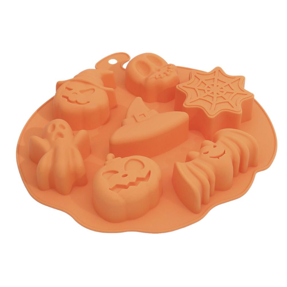 Halloween Pumpkin Silicone Cake Mold for Chocolate Mousse Ice Cream Jelly Pudding Dessert Bakeware Pan Decorating Tools