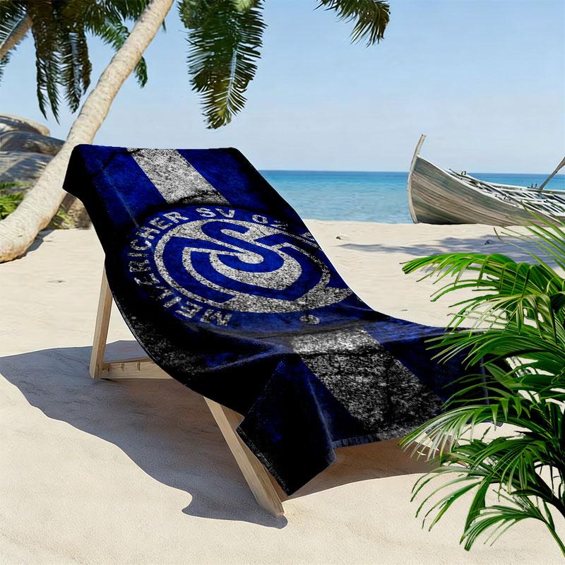 MSV Duisburg Print Beach Towel, Large Soft Quick Dry Towel for Beach Camping Swimming
