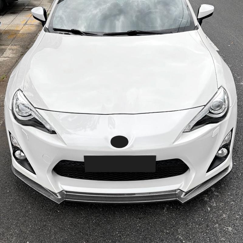 Передний сплиттер-спойлер губы для Toyota 86/GT86/FT86 2012-2016: Модификация внешней отделки