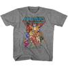Masters Of The Universe The Whole Gang 14/16 Graphite Unisex T-shirt