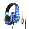 New Camouflage Lighting Headphones Gaming Headset Computer Notebook Headphones Wired Gaming Headphones