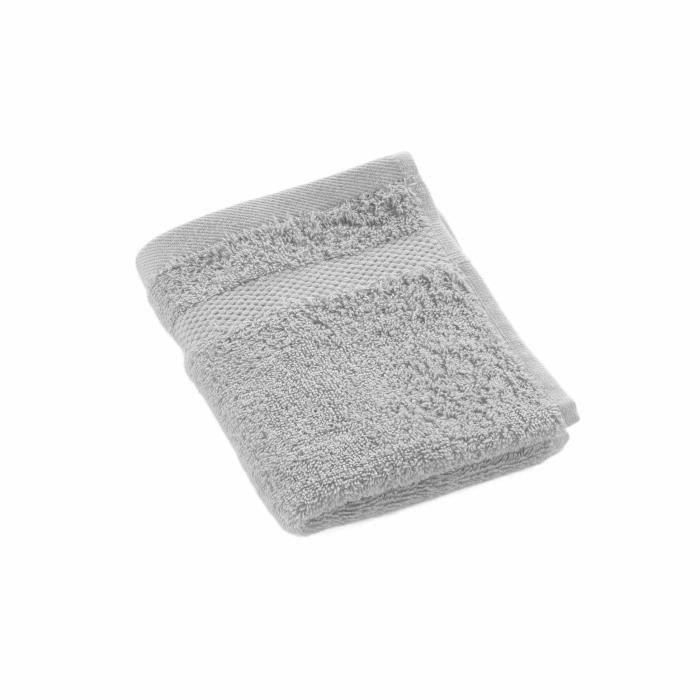Serviette De Toilette - Elegante - 30 X 50 Cm - Gris Perle - 100% Coton - 600 Gr/cm²