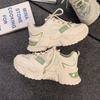 Popular Dad Shoes Women's Ins Tide Spring and Summer Breathable Thick Sole 2025 New Green Sneakers Women's Running Shoes