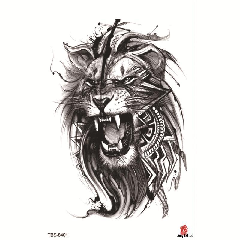 Набор маленьких водостойких тату-наклеек с тотемами и символами для предплечья