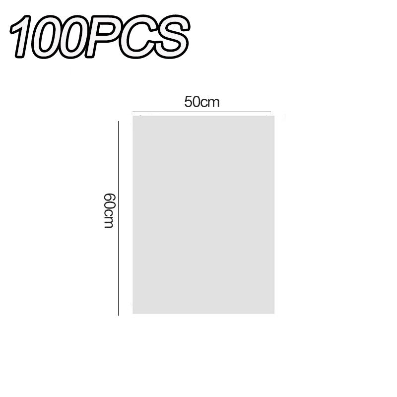 100 шт. Большие мешки для мусора Сверхпрочные мешки для мусора для гостиничного хозяйства, управления недвижимостью, санитарного использования Большие пластиковые мешки для отходов Прочные, устойчивые к разрыву