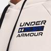 Under Armour Rival Signature Sports Casual Short Sleeve Hoodie Men Hoodies White 1366365-112