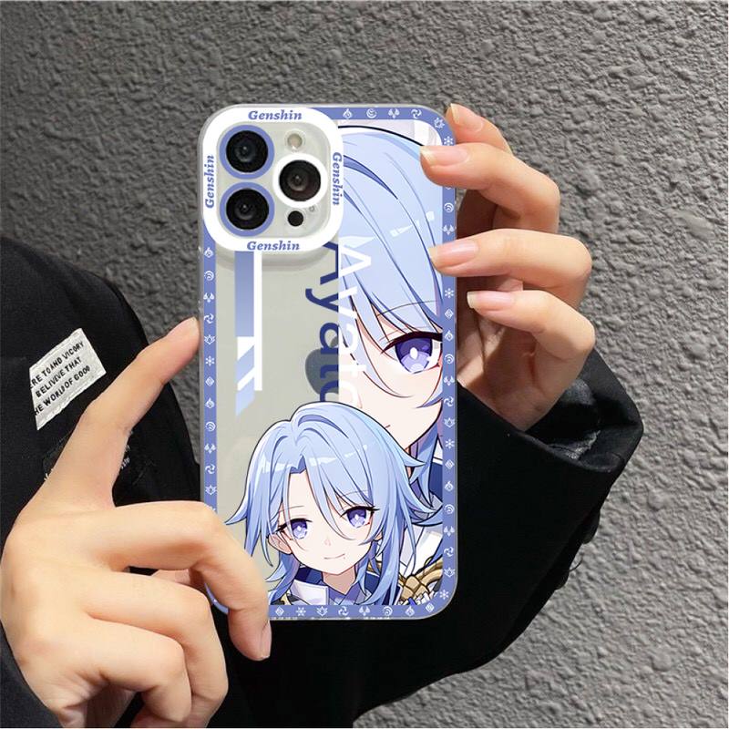 Чехол для телефона Genshin Impact в стиле аниме для iPhone 11 12 13 Mini Pro Max 14 Pro Max Чехол корпус