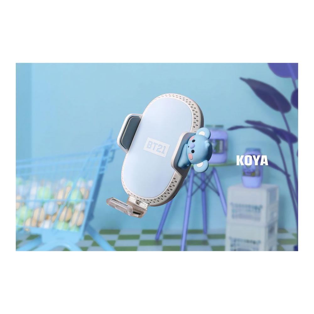 BT21 Air Clean Fast Беспроводное автомобильное зарядное устройство