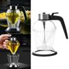 Glass Oil Bottle Oil Dispenser Diamond Shape Durable Glass Oil Vessel Oil Canisters Perfect Gift for Cooking Enthusiasts