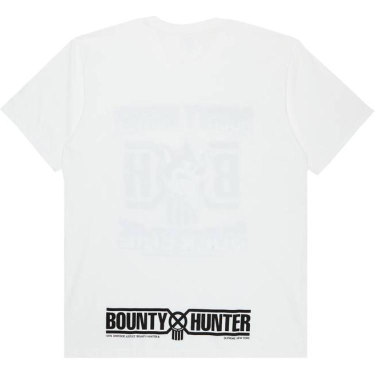 Supreme x Bounty Hunter Wolf T-Shirt 'Red White Black' Men's SUP-FW23-111