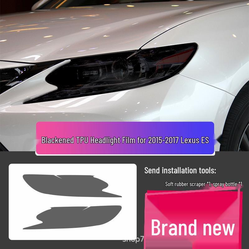 Lexus LX570 Headlight Film – Transparent Smoked Light-Control Protective Film