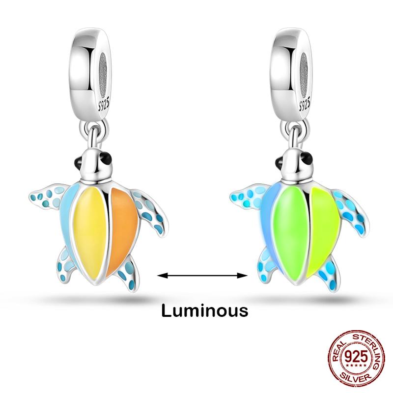 Copper Glow In The Dark Firefly Honeybee Star Charms Beads Fit Qikaola Original Bracelets Fine Diy Jewelry Gift