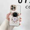 Роскошный чехол-подставка в виде космонавта с 6D-покрытием для телефона Huawei Mate 60 50 40 30 20 10 Pro 60 50 40 30 20 10 Мягкая силиконовая накладка