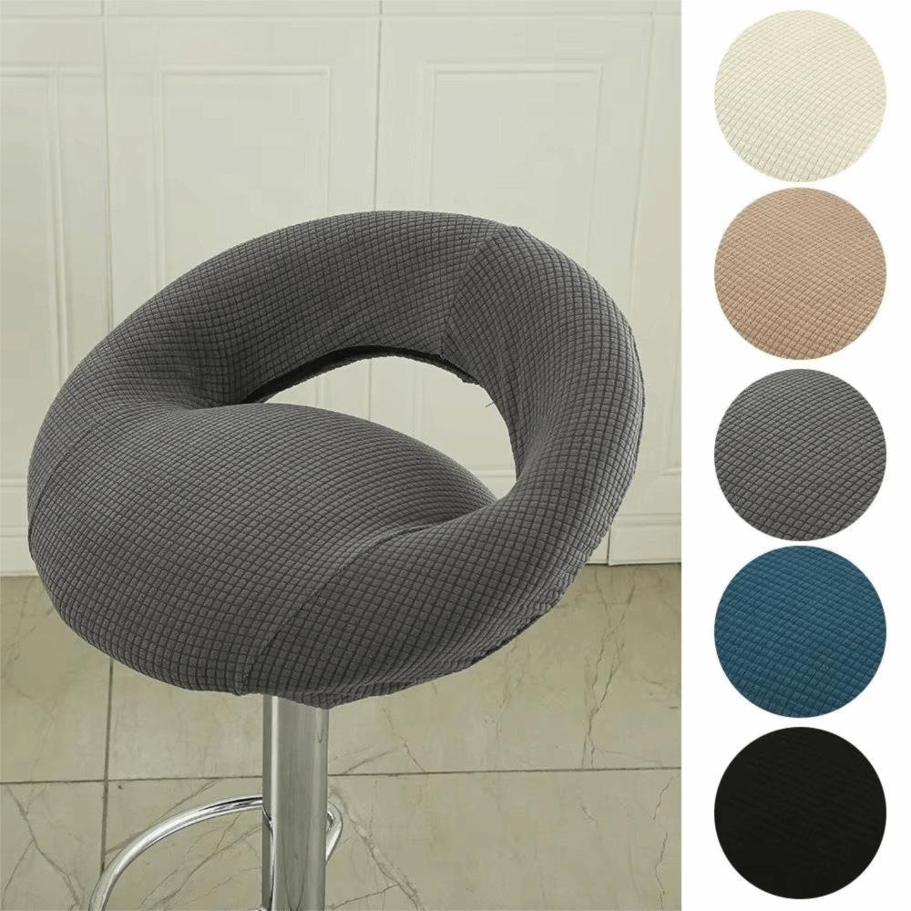 Breathable Bar Stool Covers Hollowed-out Design High-leg Chair Cover Bar Chair Counter Use