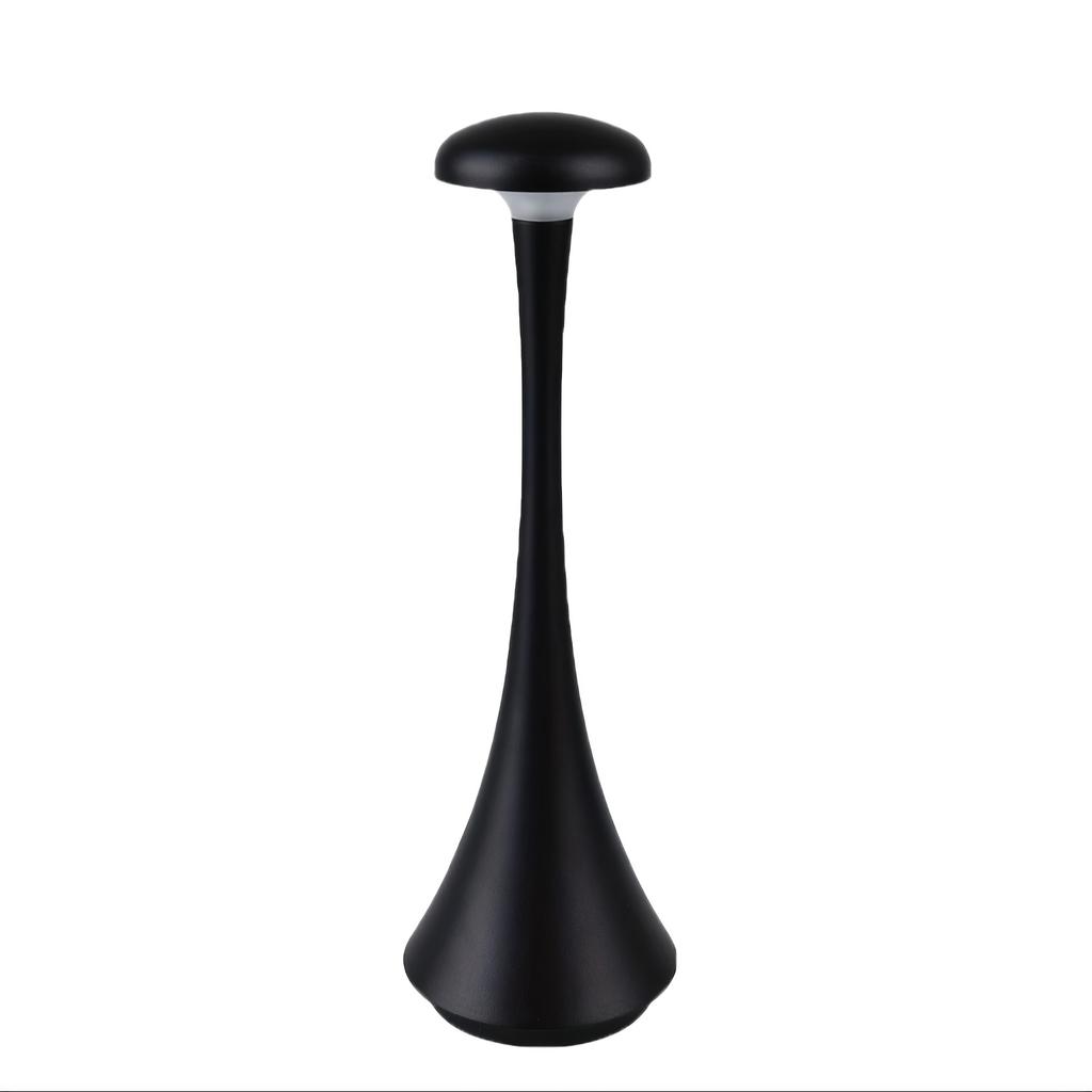 Перезаряжаемая настольная лампа, Бесступенчатая регулировка яркости, Современная настольная лампа с сенсорным управлением - 3 цвета (Прохладный/Естественный/Теплый), Настольная лампа для спальни для украшения дома