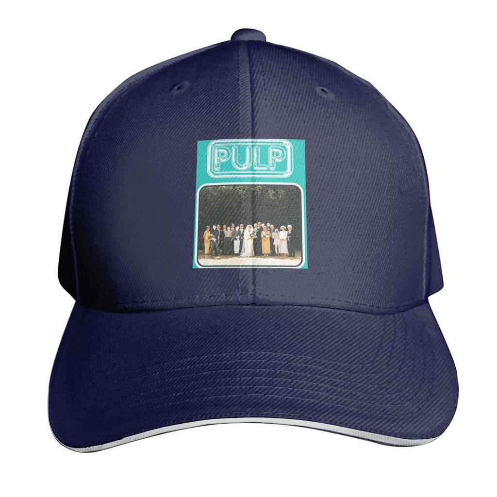 Кепка с логотипом рок-группы Pulp Модная повседневная бейсболка Регулируемая кепка Хип-хоп Летняя Унисекс Бейсболки