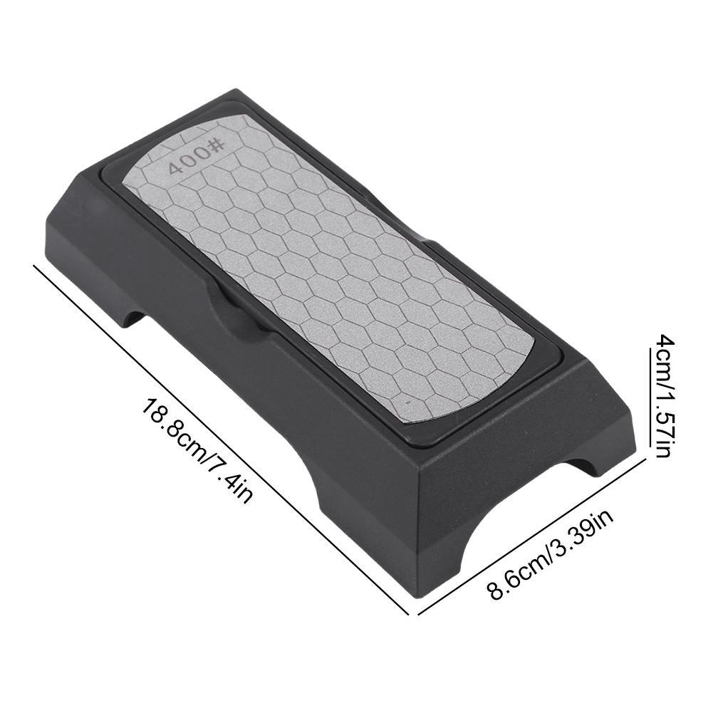 Набор держателей для заточки лезвий Двусторонняя алмазная заточная пластина 400/1000 грит Набор кронштейнов для заточки ножей для рубанка стамески