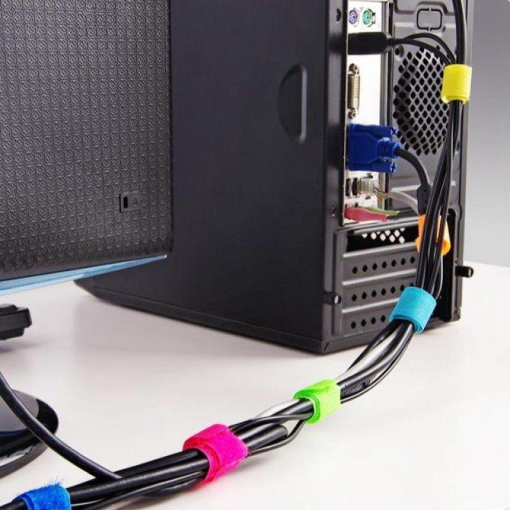 Reusable Fastener Cord Band Loop Wiring Accessories Cable Ties Cable Winder Nylon Strap Rope Holder