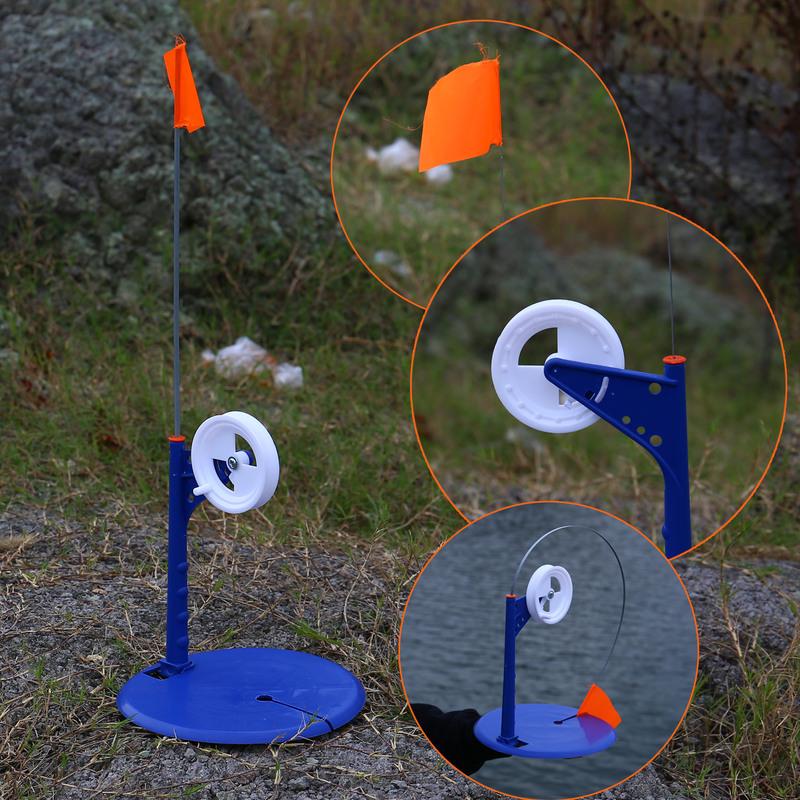 Telescopic Ice Fishing Tip Up  Fishing Gear Accessories Fishing Table Blue Plastic Ice Fishing Tools