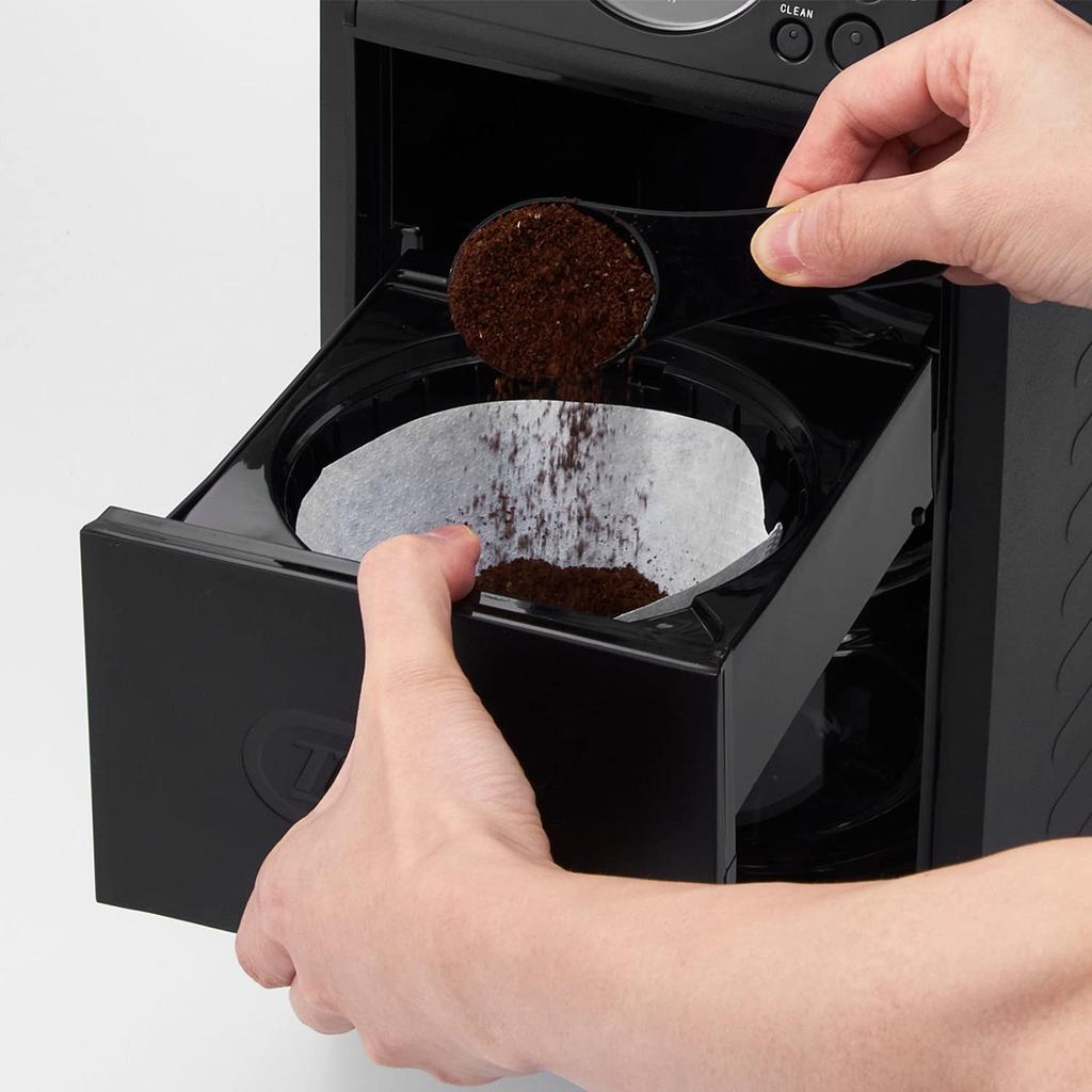 Индивидуальная капельная кофеварка с полностью автоматической мельницей Дробилка Помол зерен Плавная регулировка температуры 3 уровня вкуса Функция таймера Режим очистки