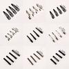 Good Black Rhodium Barrette 10PCS/Pack Gifts Women Kids Silver Hair Clips Girl Adult Hair Accessories DIY