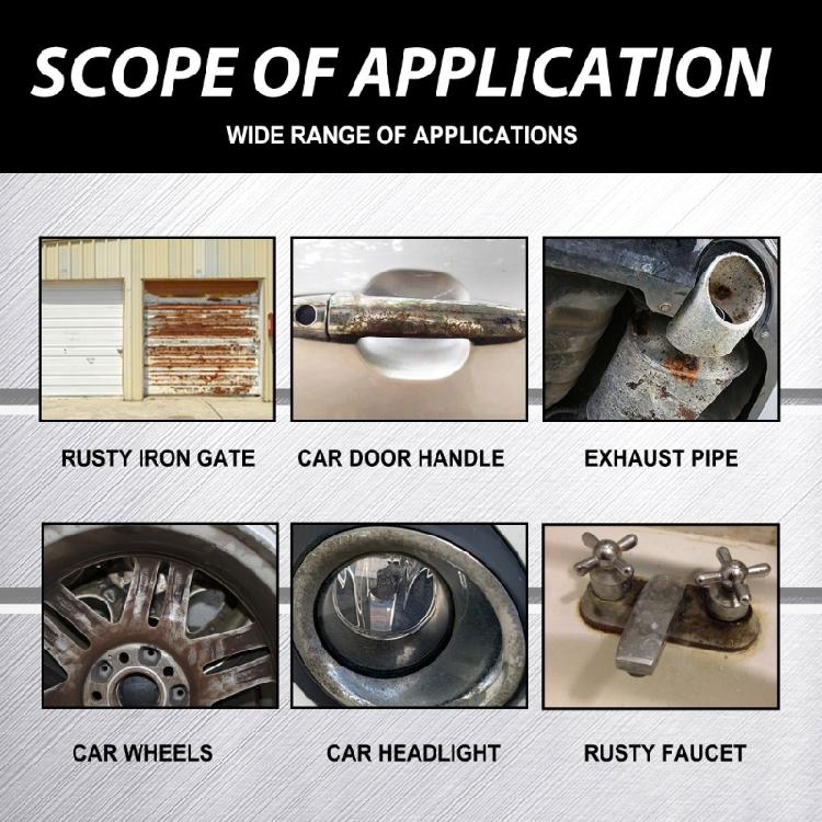 Формула для очистки от ржавых пятен Удалитель ржавчины Спрей для ухода за автомобильной краской Мотоциклы