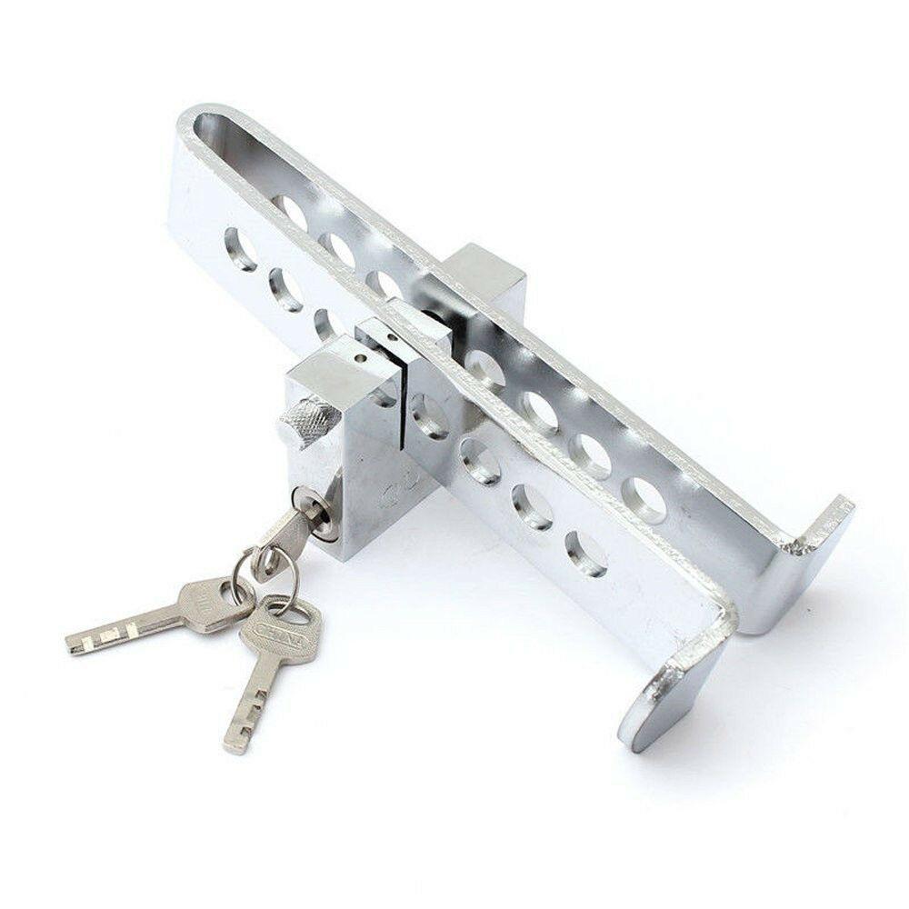 Steel Forging Clutch Brake Pedal Lock 8 Holes Anti-theft Devices Accessories Set