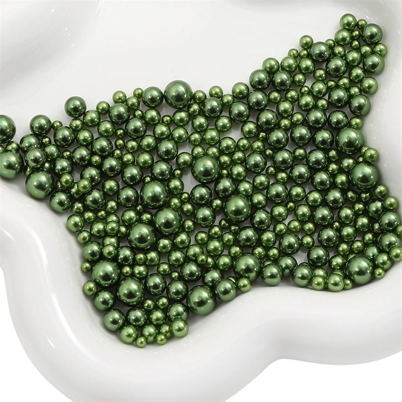 200 шт., 3-8 мм, цветные бусины из АБС-пластика, круглые искусственные жемчужные бусины для самостоятельного изготовления ювелирных изделий, украшения дома, художественный искусственный жемчуг для наполнителей ваз