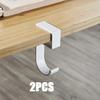 2 шт. Портативный крючок для подвешивания сумки, ученический стол, боковая подвесная сумка, артефакт, съемные мобильные держатели для сумок, многофункциональный крючок