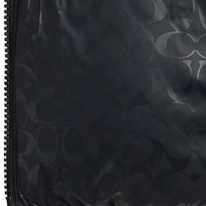 Coach СС24 Однотонный жилет на молнии со стойкой воротником Женский жилет Черный Коричневый CU417-BK