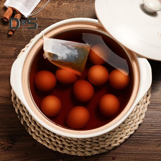 100 шт., портативные пакеты для диффузора чая, без BPA, практичные чайные травяные приправы, пустые фильтр-пакеты