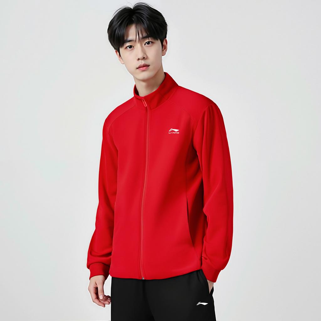 Li Ning Пуловер Модный Простой Спортивный Стиль Жизни Универсальный Удобный Трендовый Живой Свитшот Унисекс свитшот AWDVH81-3