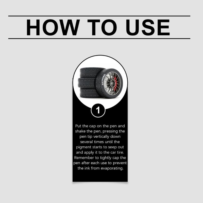 15 шт. Белый маркер для шин, водостойкий, для ремонта царапин на автомобильных шинах, быстросохнущий