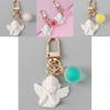 Потрясающий брелок-подвеска в виде ангела, идеально подходящий для подарков на крестины и свадьбу