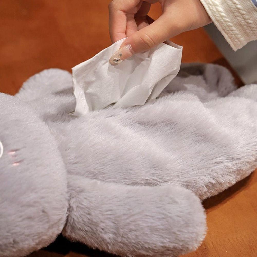 Cat Plush Toy Cats Tissue Box Plush Cat Paper Handkerchief Box Home Decoration