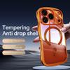 Покрытие Волнистая Рамка Магнитный Чехол Для Телефона Для iPhone 17 Pro Max 16 15 14 13 Гальванизированный Силиконовый Бампер Ударопрочный Прозрачный Мягкий Чехол