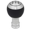 Sakan Car Shift Knob Round Shift Cover 5 Speed 8.6 * 5.2cm Black