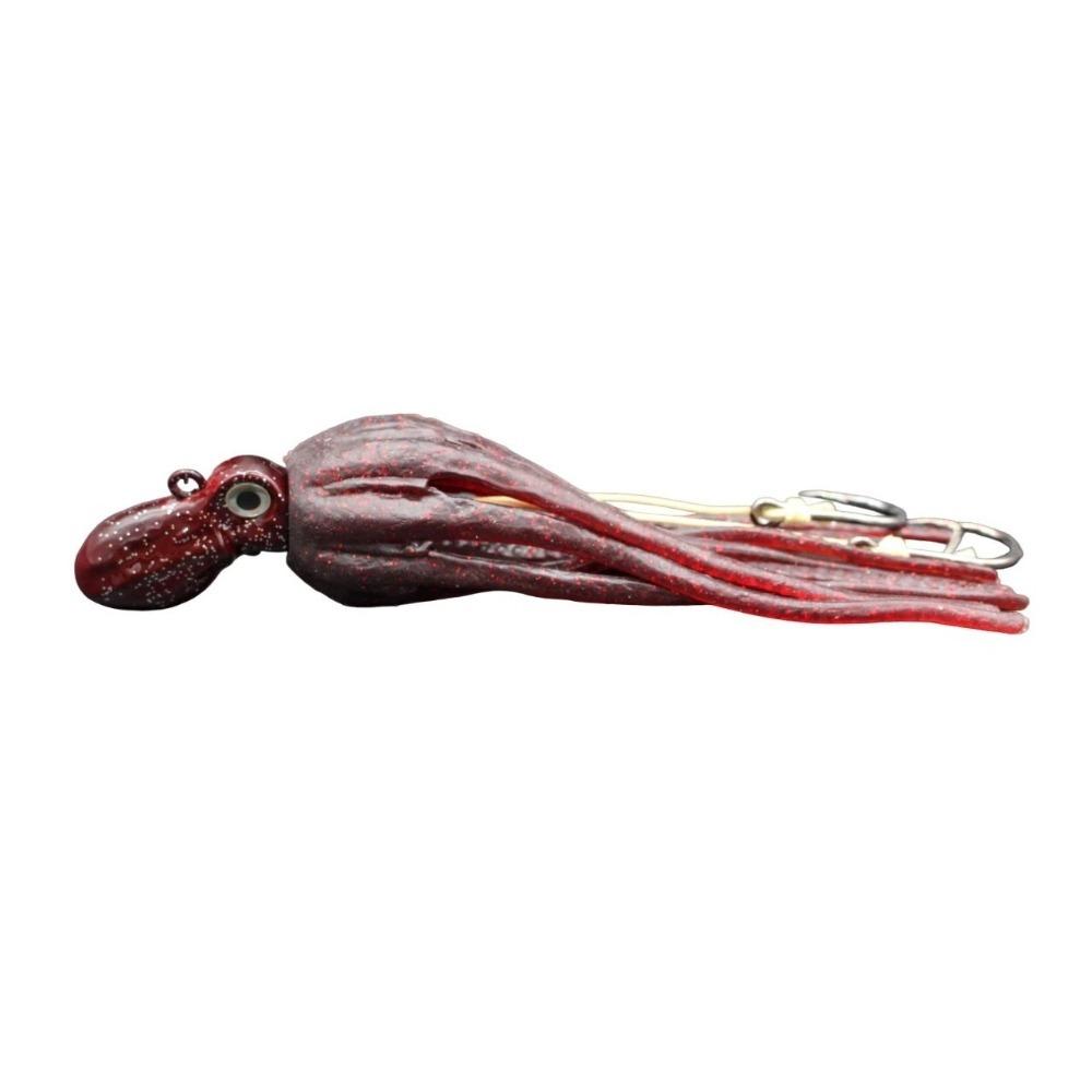 100g Octopus Squid Skirt Bait 200g Big Game Fishing Lure Squid Skirt Bait With Hook Trolling