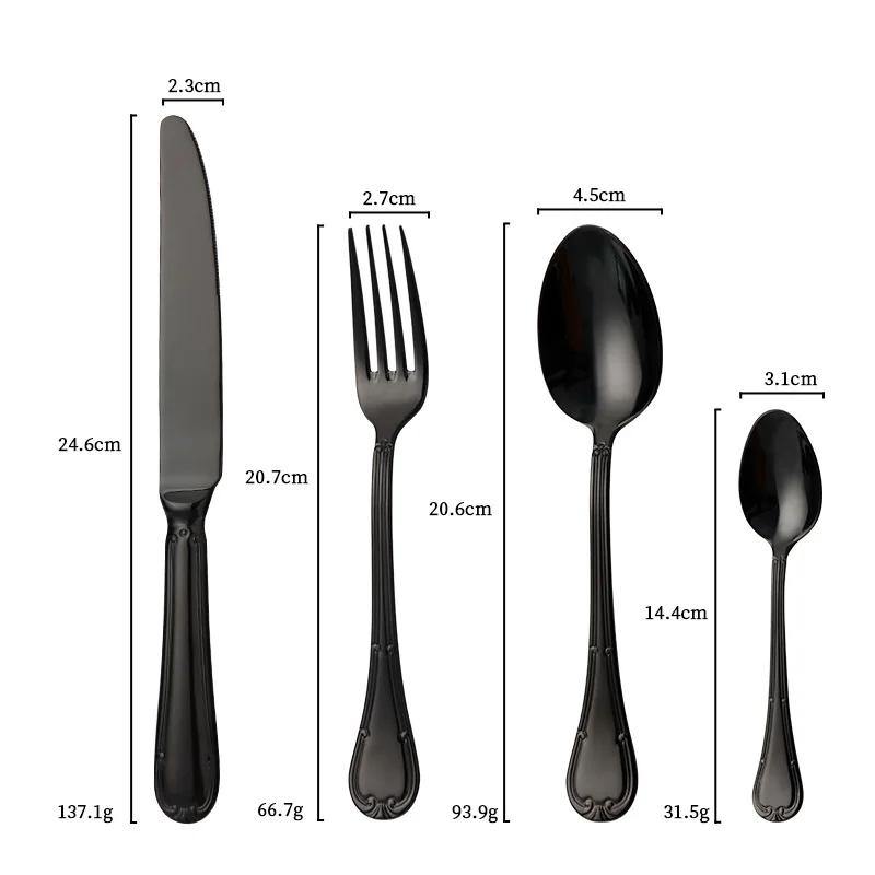 304 Пномпень отель цельнокованый нож для стейка скандинавский стиль нержавеющая сталь коммерческий свадебный костюм вилка и ложка набор столовых приборов